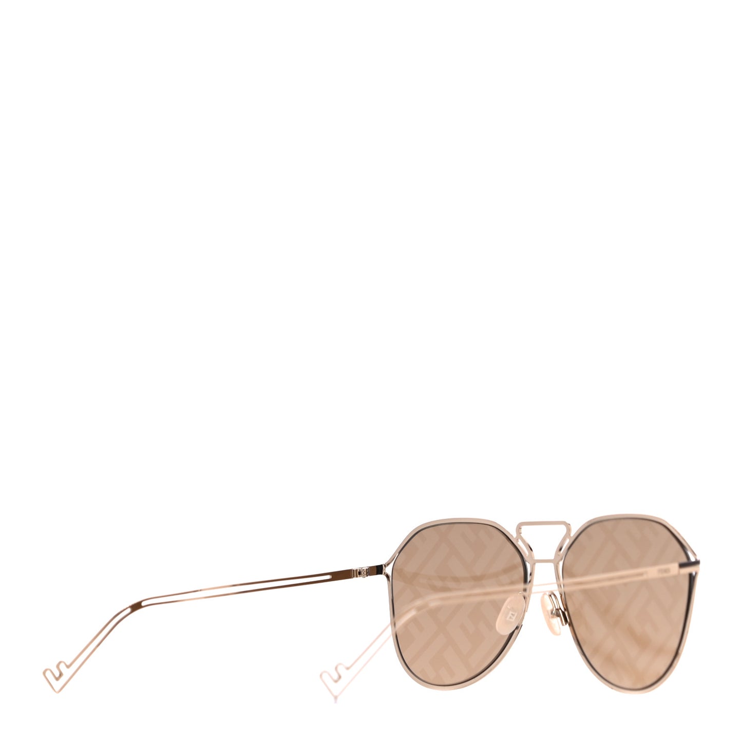Metal Aviator Sunglasses FFM0071/S Gold