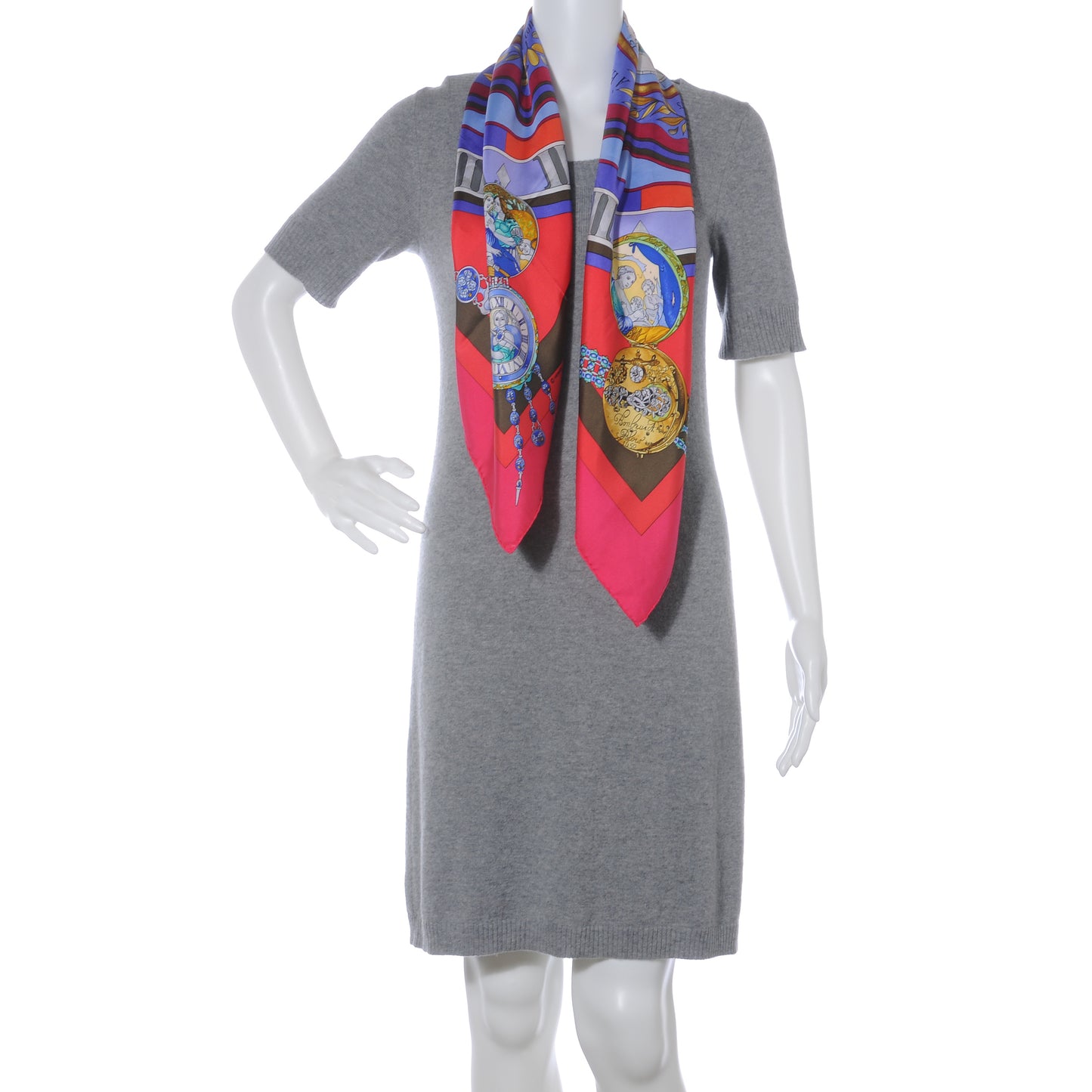 Silk Parmi Les Fleurs Scarf 90