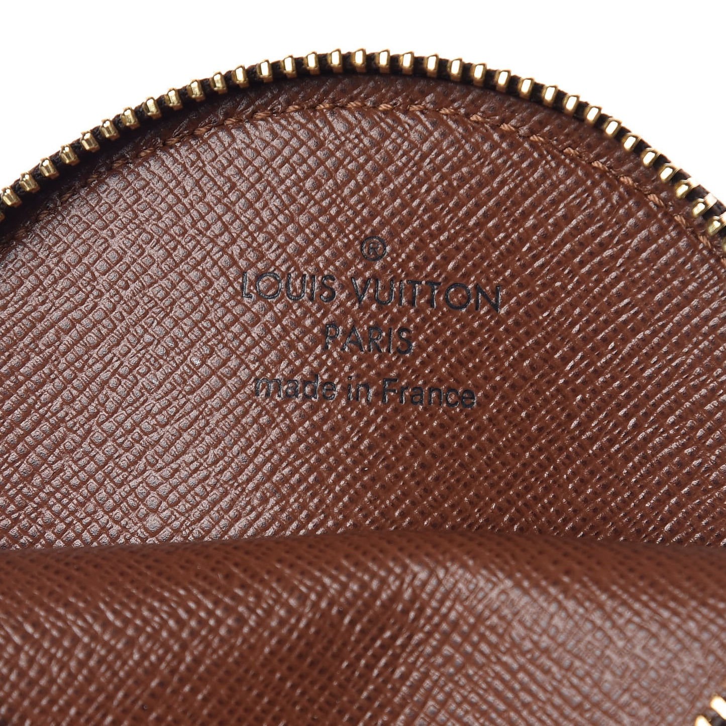 Monogram Round Coin Purse