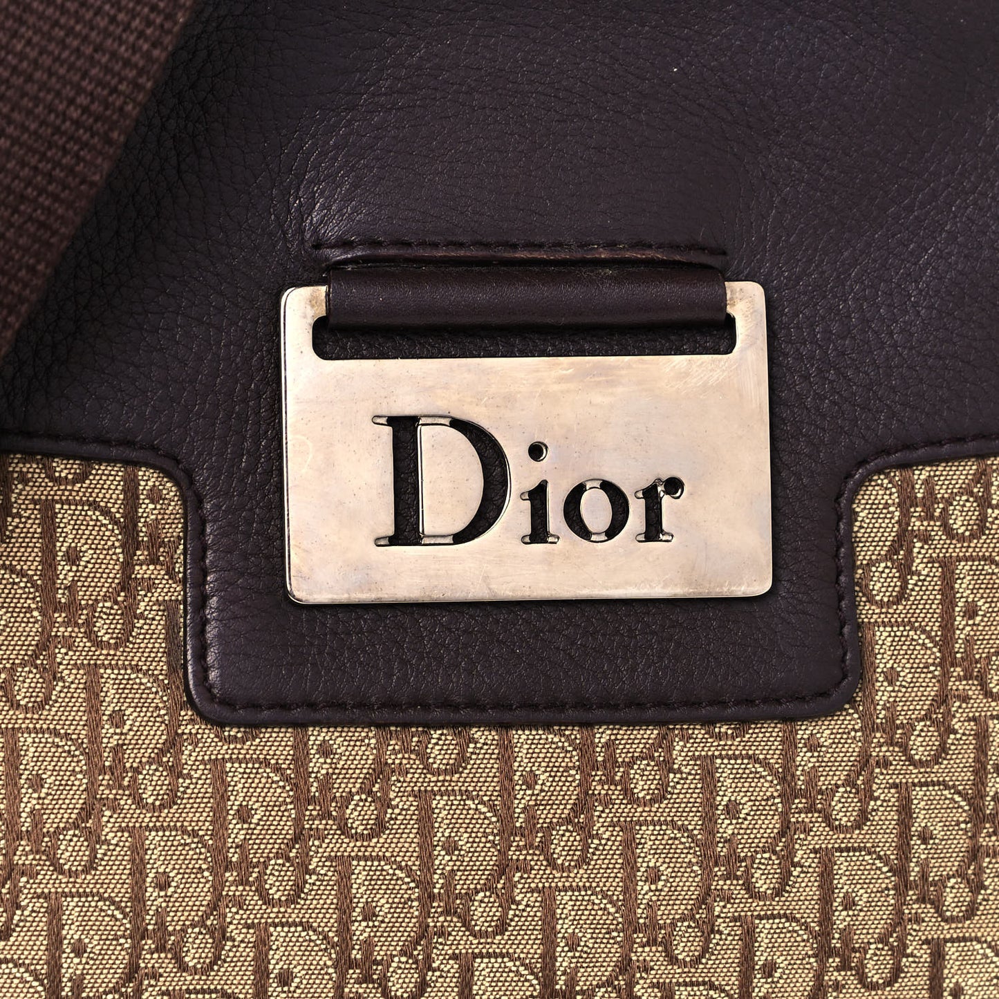 Monogram Street Chic Messenger Brown