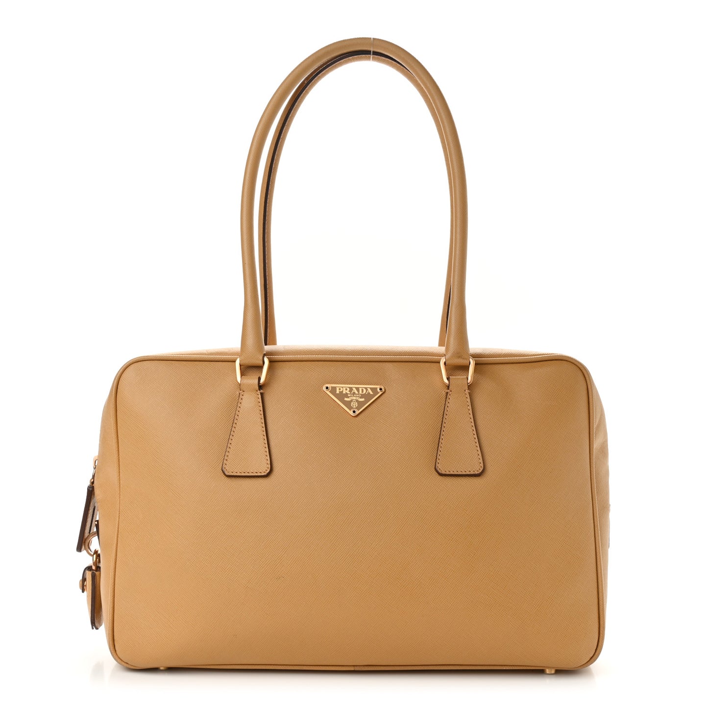 Saffiano Lux Bowler Caramel
