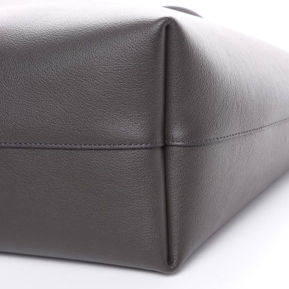 Saint Laurent Calfskin Large Shopping Tote Coal 8 of 12