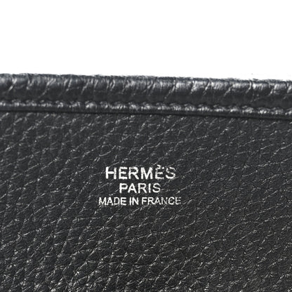 Hermes Taurillon Clemence EVELYNE III PM Black 7 of 10