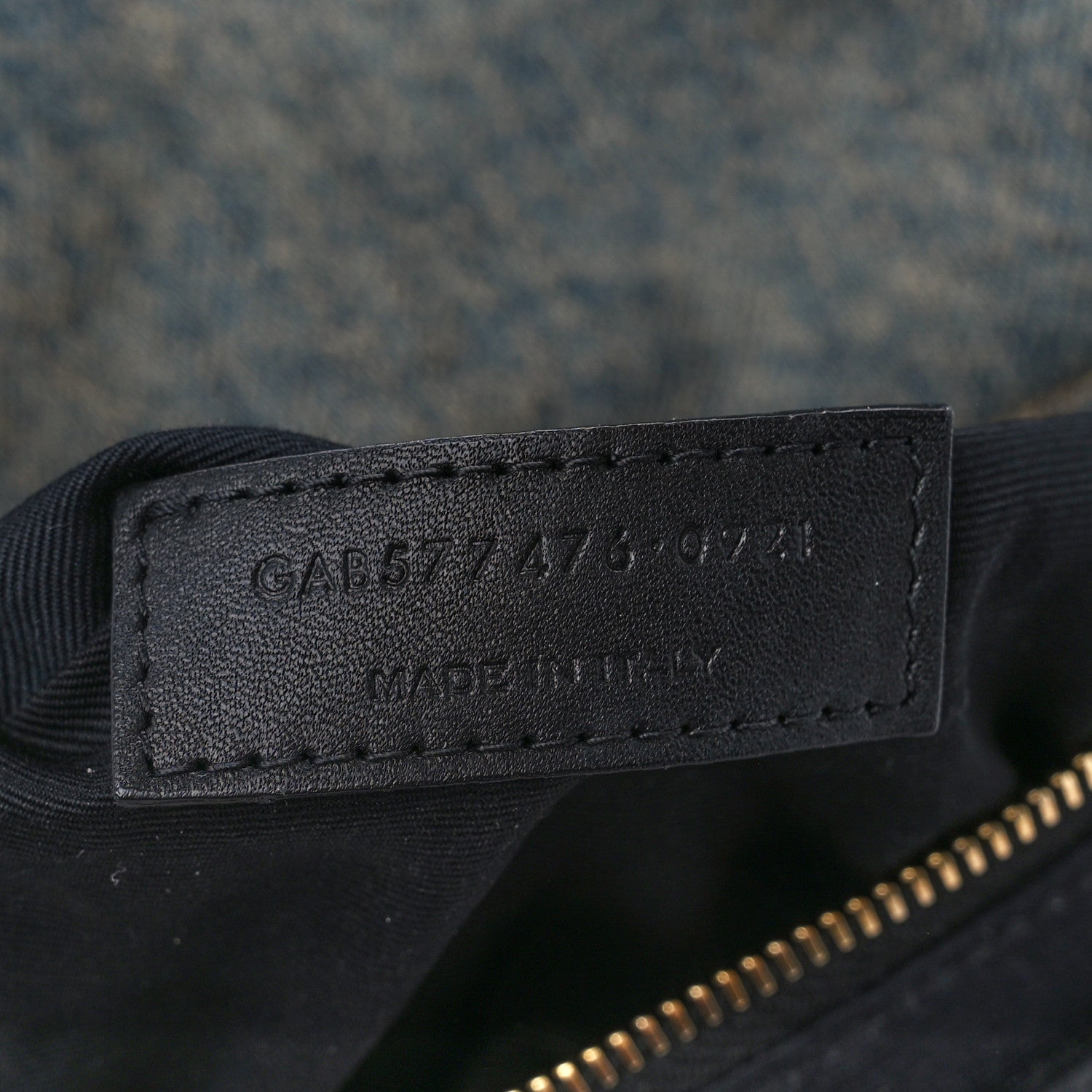 Saint Laurent Denim Quilted Small Loulou Puffer Monogram Chain Satchel Rodeo Blue 8 of 12