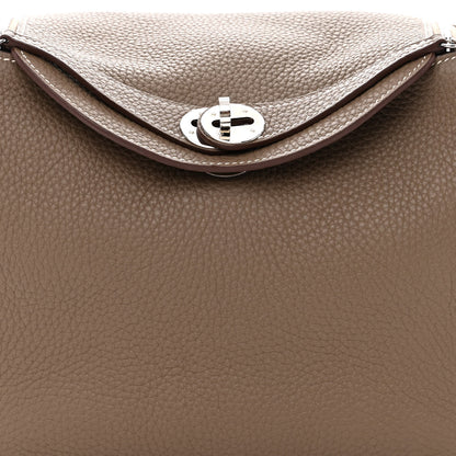 Hermes Taurillon Clemence Lindy 26 Etoupe 8 of 11