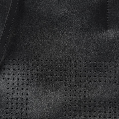 Tom Ford Calfskin Perforated Logo Tote Black 13 of 13
