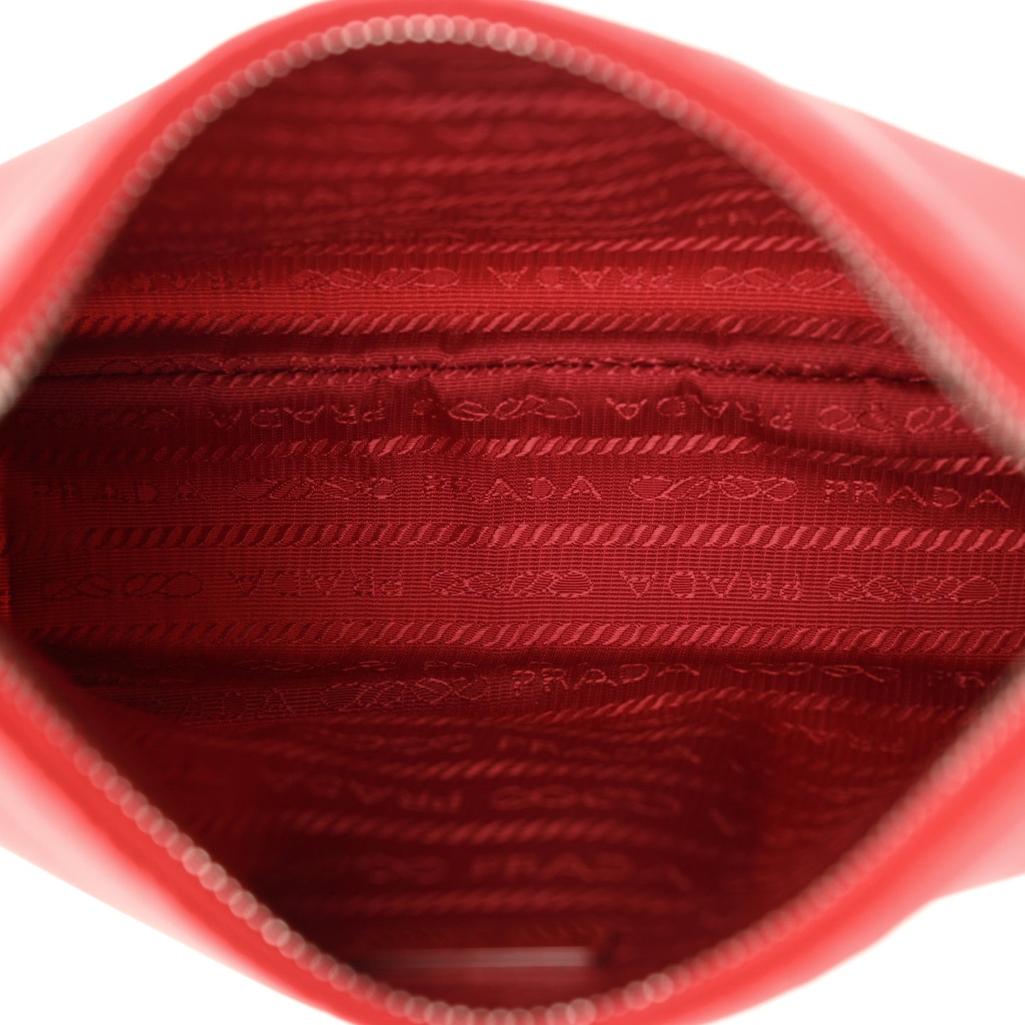 Re-Nylon Saffiano Mini Re-Edition 2005 Bag Rosso