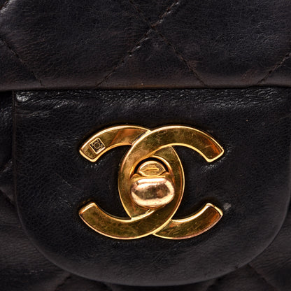 Chanel Lambskin Quilted Small Double Flap Black 17 of 18