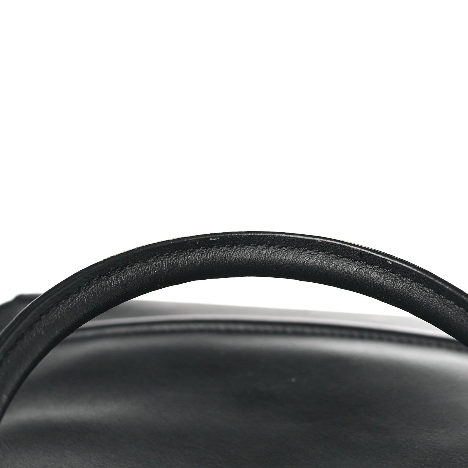 Fendi Vitello Grace King Karligraphy Chain Bucket Bag Black Bisquit 9 of 9