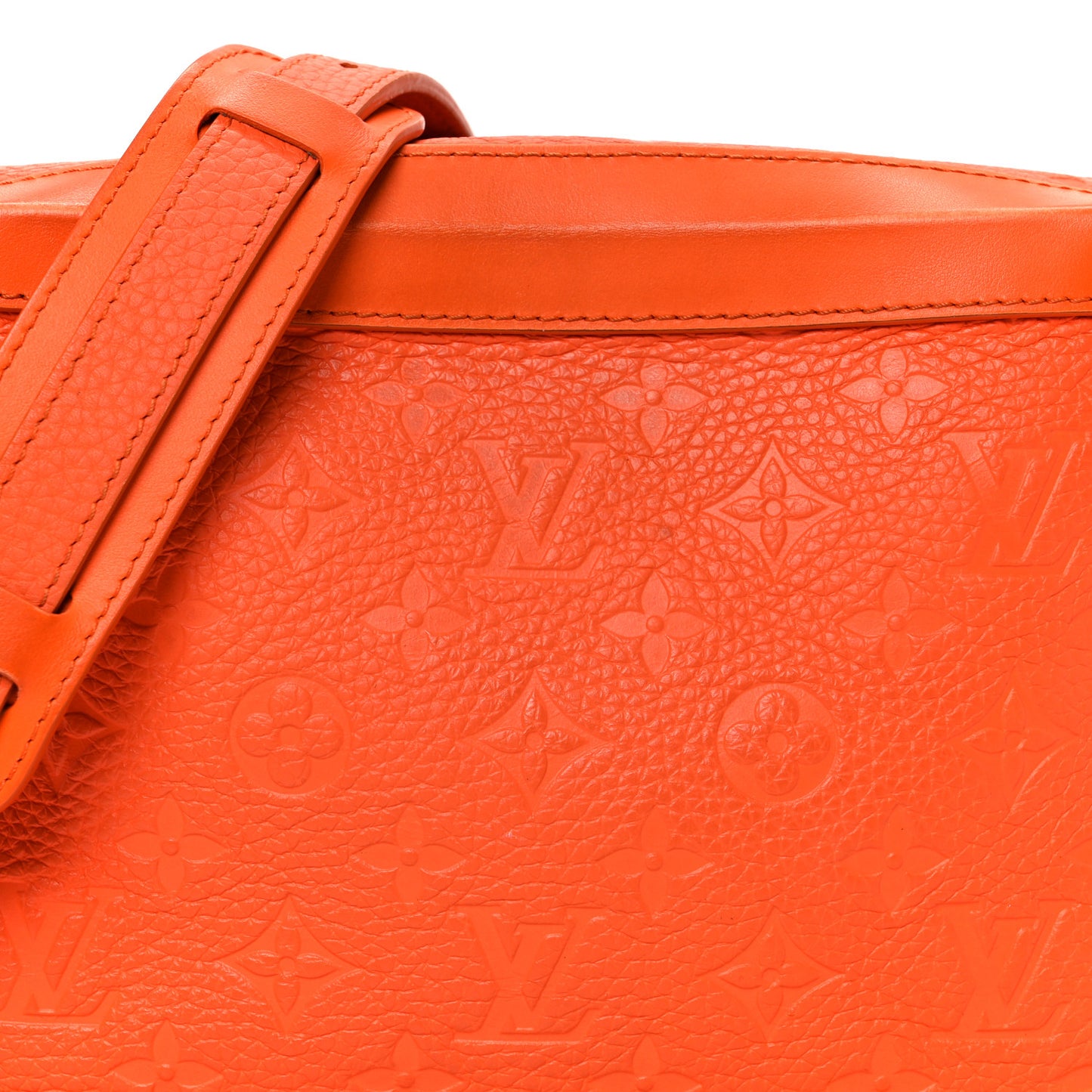 Taurillon Monogram Solar Ray Soft Trunk Orange