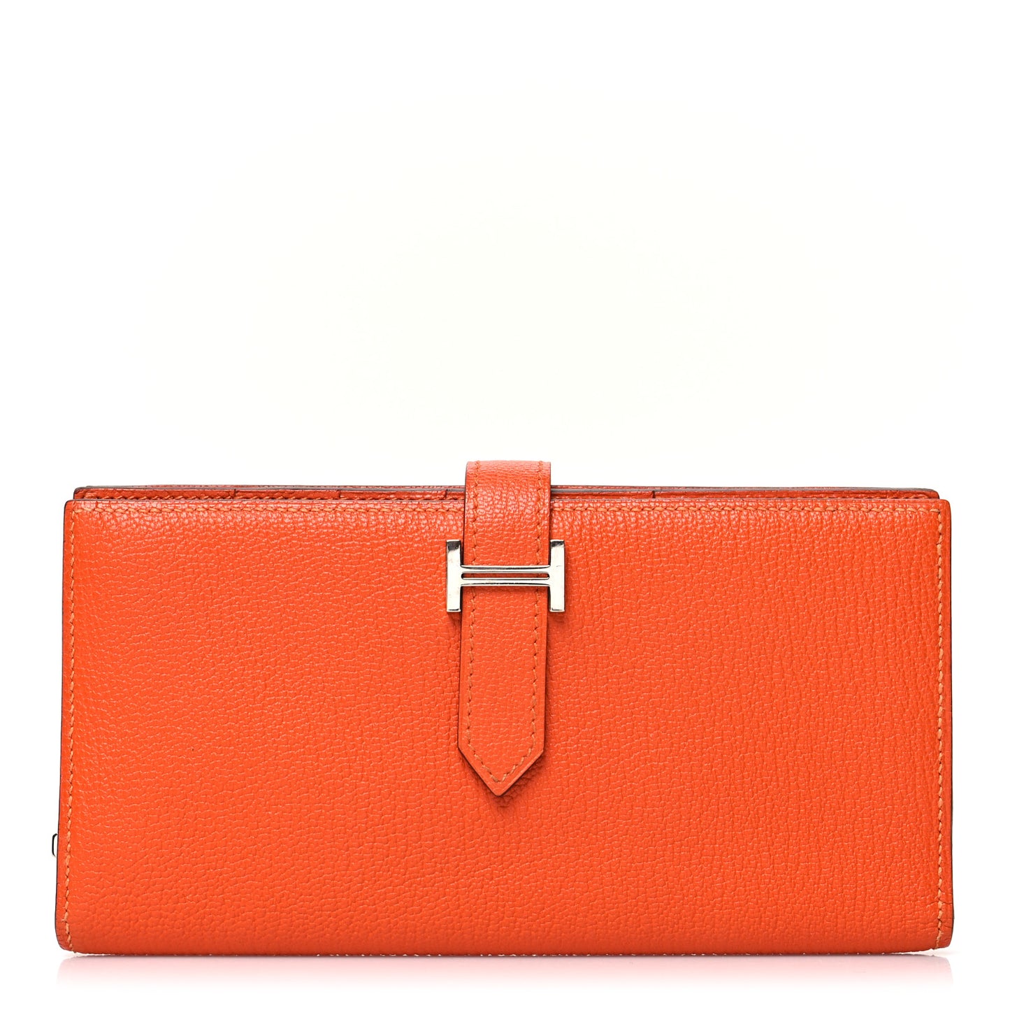 Chevre Mysore Bearn Gusset Wallet Feu