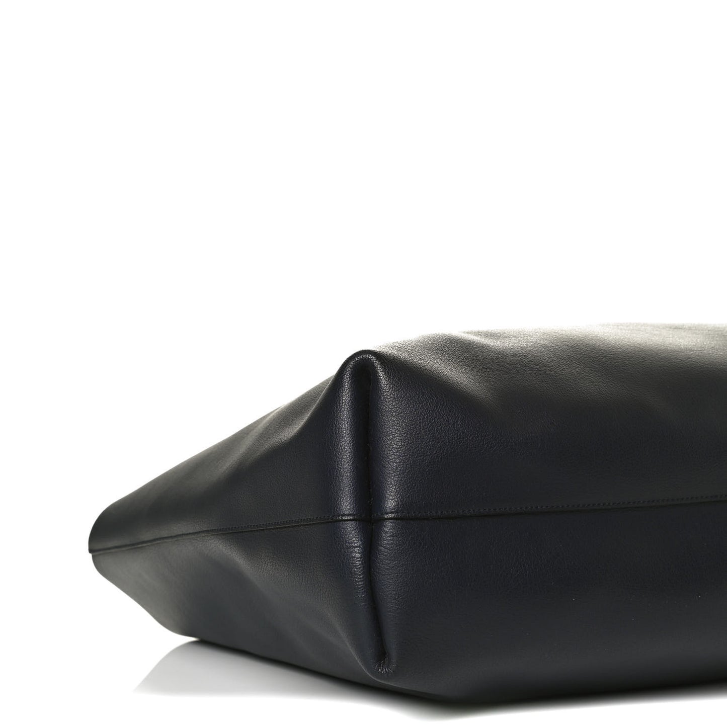 Calfskin Large Shopping Tote Navy
