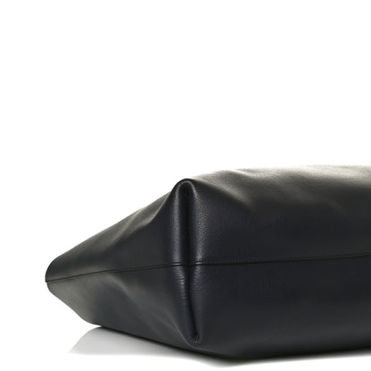 Saint Laurent Calfskin Large Shopping Tote Navy 11 of 17