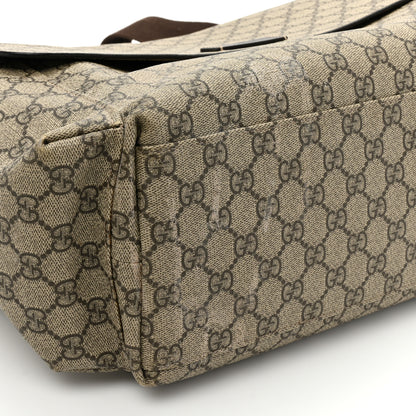 Gucci GG Plus Monogram Messenger Diaper Bag Dark Brown 17 of 17