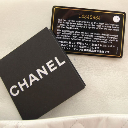 Chanel Iridescent Calfskin Chic Quilt Flap White 10 of 11