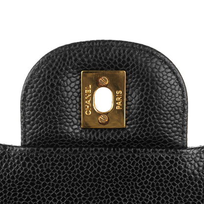 Chanel Caviar Quilted Jumbo Double Flap Black 6 of 8