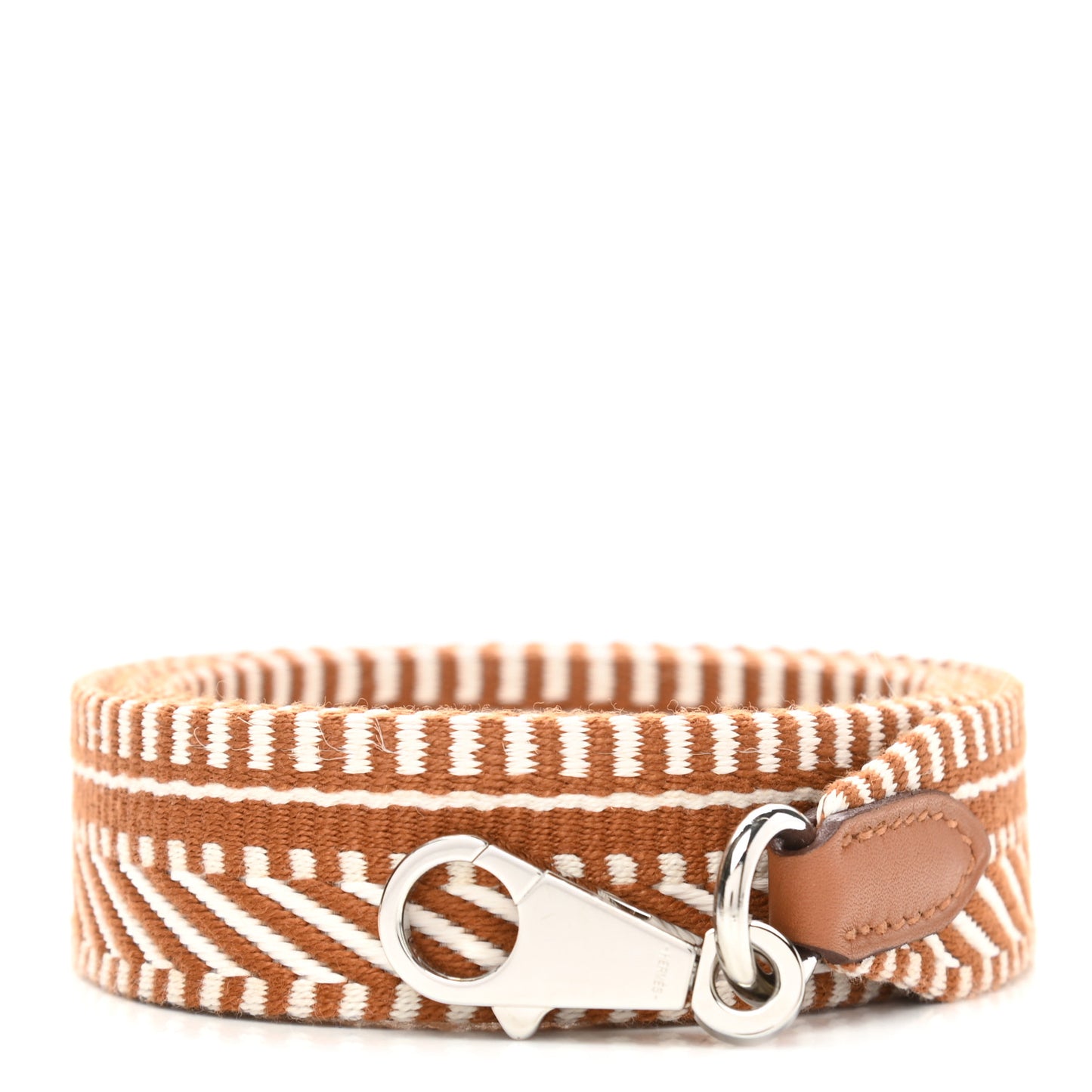 Toile Swift 25mm Sangle Cavale Shoulder Strap Ecru Beige Gold