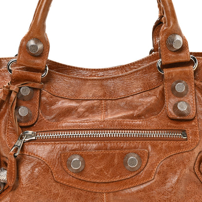 Balenciaga Agneau Giant 21 Silver Hardware City Sienna 9 of 12