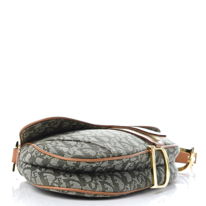 Christian Dior Monogram Saddle Bag Green 4 of 7