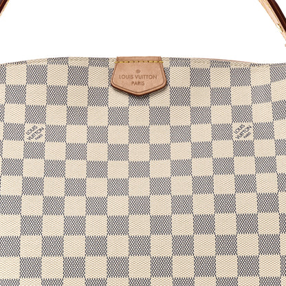 Louis Vuitton Damier Azur Graceful PM Rose Ballerine 7 of 10