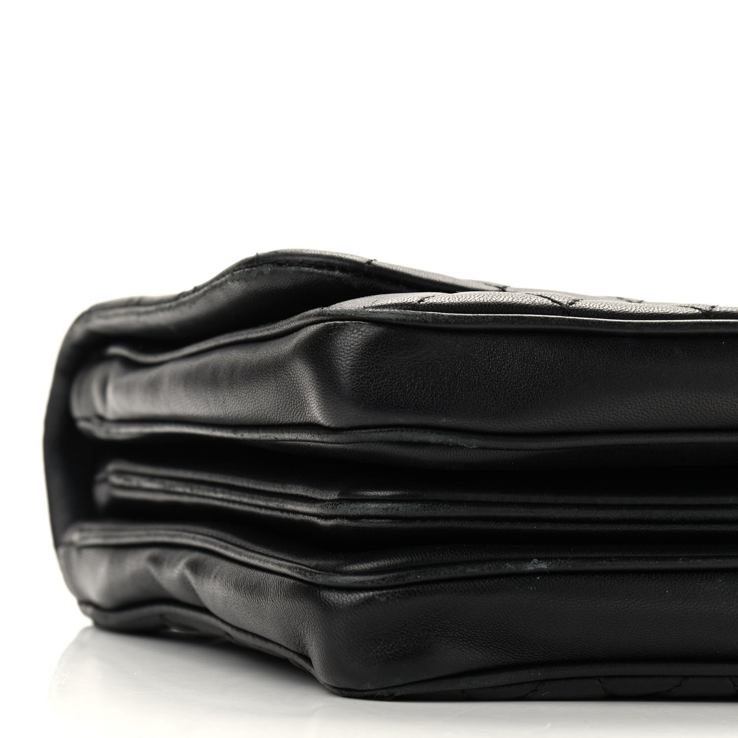 Lambskin Quilted Medium Citizen Chic Flap Black