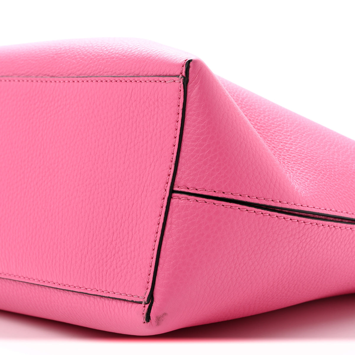 Valentino Garavani Grained Calfskin Rockstud Shoulder Tote Feminine Pink 9 of 13