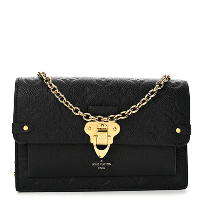 Louis Vuitton Empreinte Vavin Chain Wallet Black 1 of 12