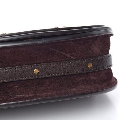 Chloe Calfskin Suede Small Nile Bracelet Bag Carbon Brown 9 of 10