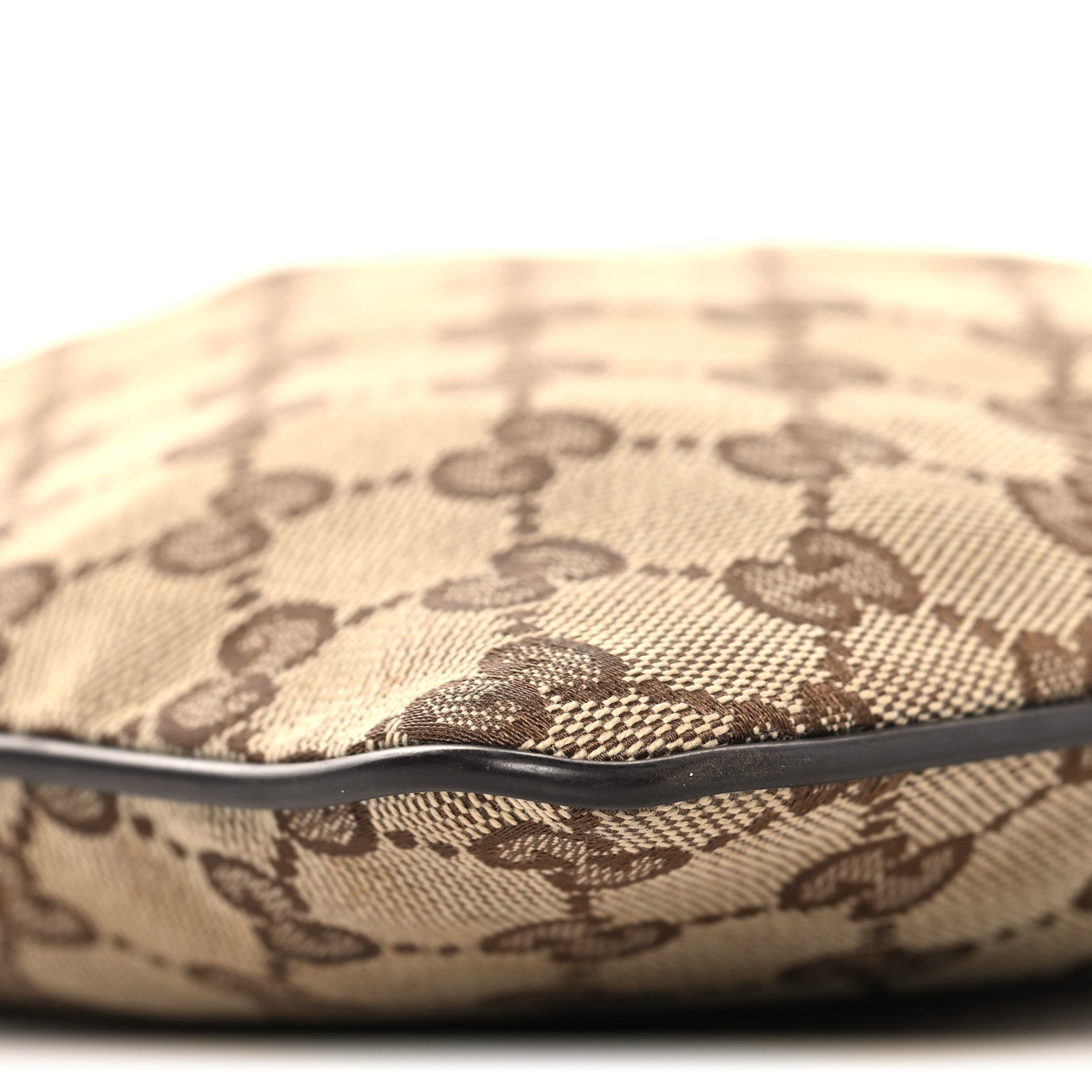 Gucci Monogram Web Small Flat Messenger Bag Brown 9 of 11