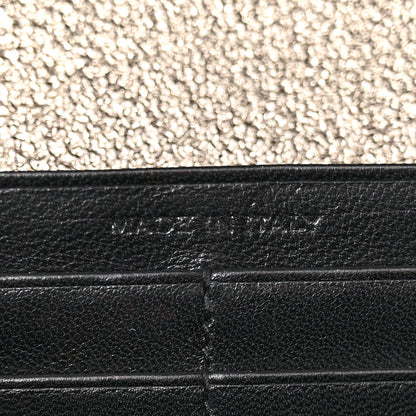Saint Laurent Grained Metallic Calfskin Monogram Chain Wallet Bronze 7 of 17