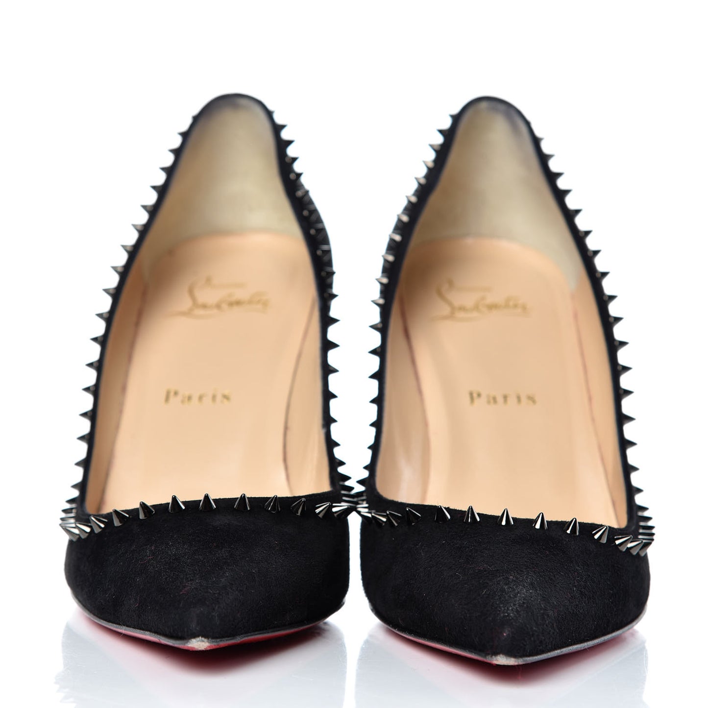 Suede Studded Anjalina 85 Pumps 37 Black