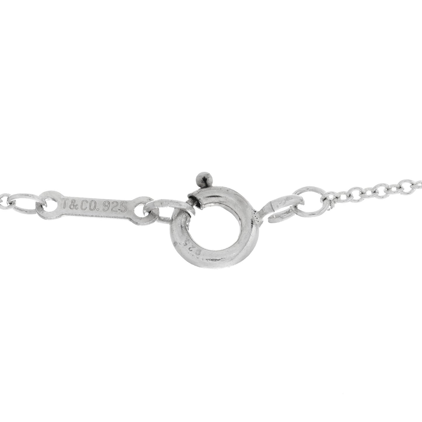 Sterling Silver Paloma Picasso Loving Heart Pendant Necklace