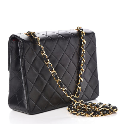 Chanel Lambskin Quilted Mini Square Flap Black 3 of 11