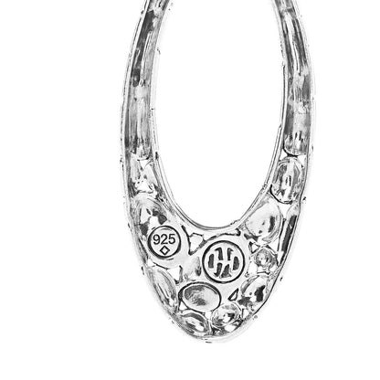 Louis Vuitton JOHN HARDY Sterling Silver Kali Oval Drop Earrings 4 of 4