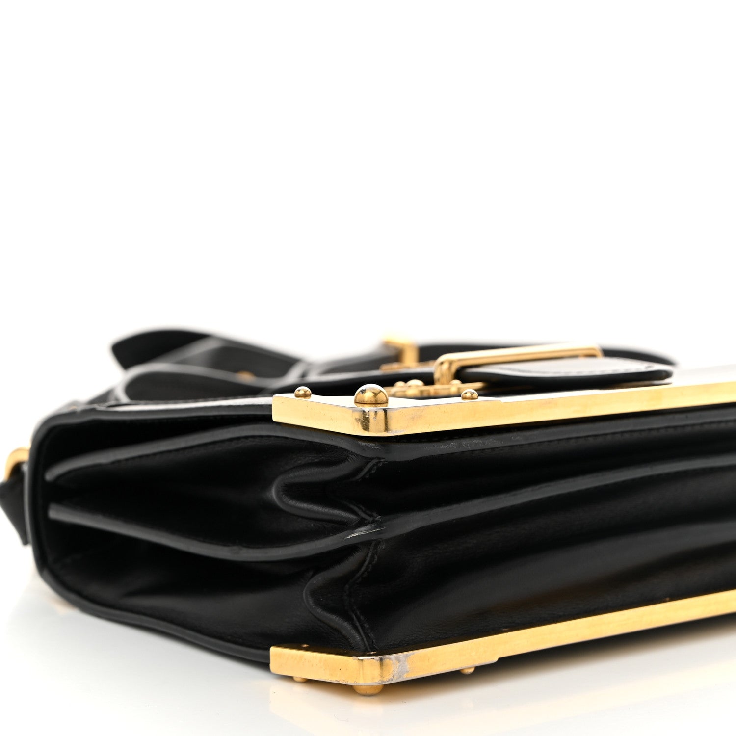 Prada City Calf Saffiano Cahier Bag Black 8 of 10