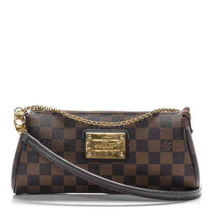 Louis Vuitton Damier Ebene Eva Clutch 1 of 8