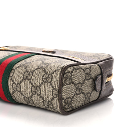 Gucci GG Supreme Monogram Web Small Ophidia Belt Bag 85 34 Dark Brown 11 of 11