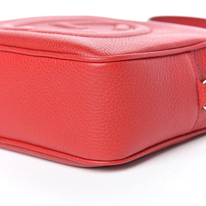 Gucci Pebbled Calfskin Small Soho Disco Bag Tabasco Red 10 of 10