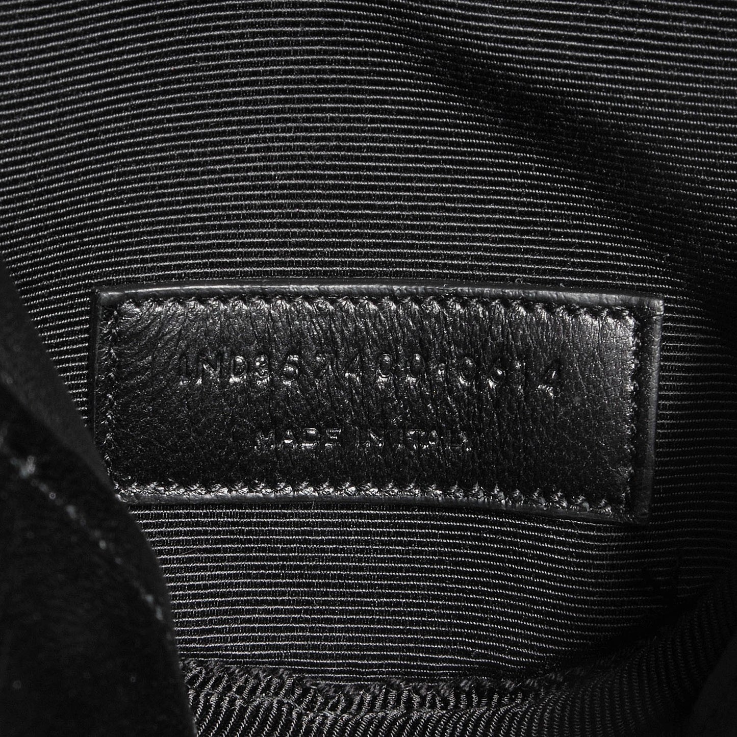 Bubble Croc-Effect Leather Small Crossbody Black