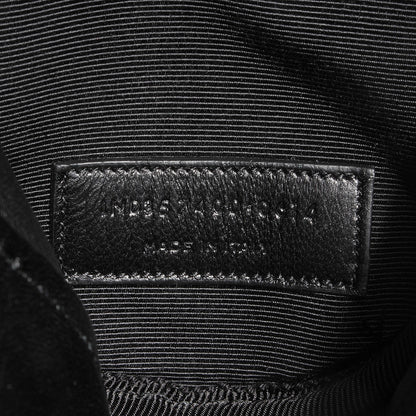 Saint Laurent Bubble Croc-Effect Leather Small Crossbody Black 8 of 8