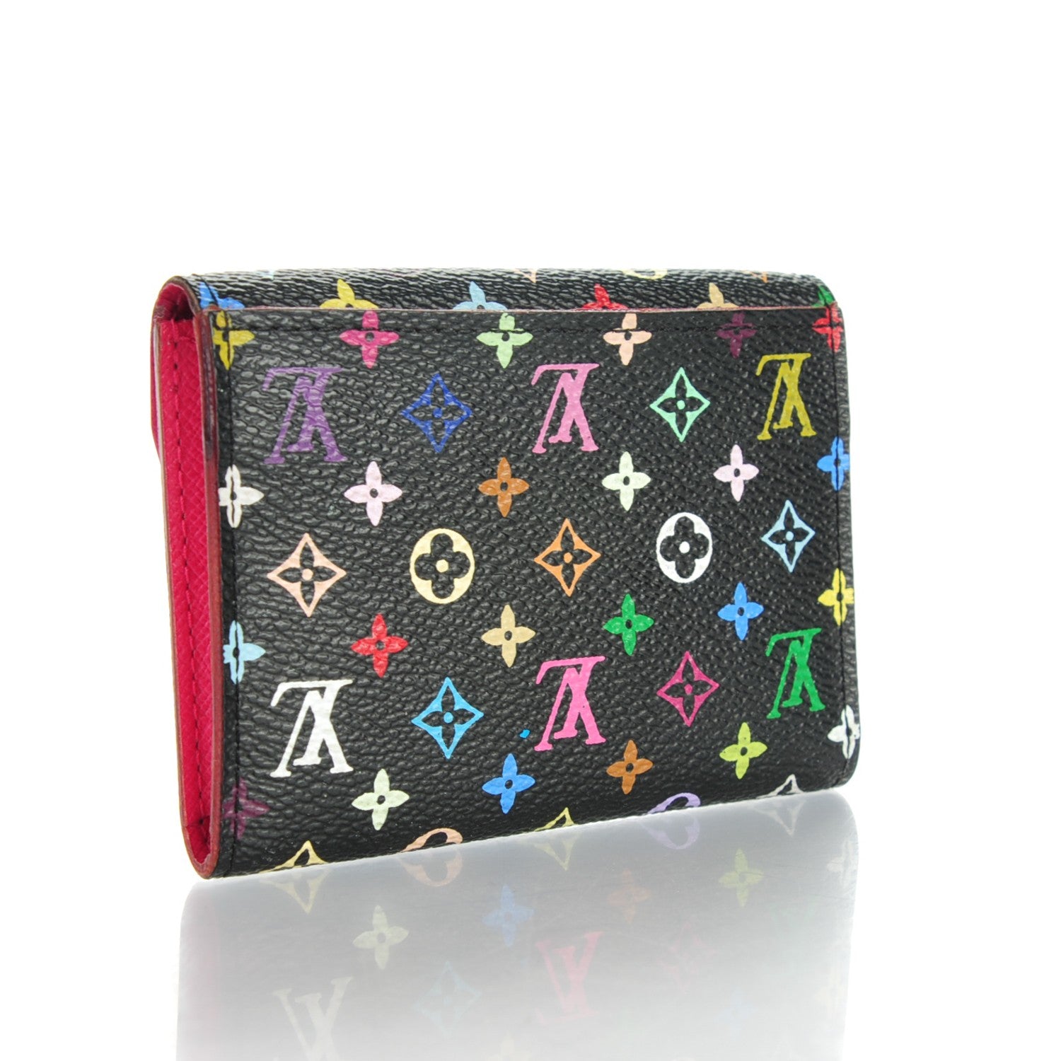 Louis Vuitton Monogram Multicolor Business Card Holder Black Grenade 3 of 6