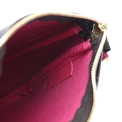 Louis Vuitton Monogram 2020 Christmas Animation Roller Coaster Mini Pochette Accessories Pivoine 7 of 10