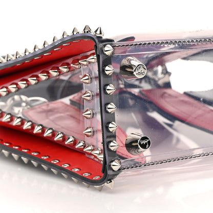 Christian Louboutin PVC Calfskin Spiked Mini Paloma Black 9 of 13