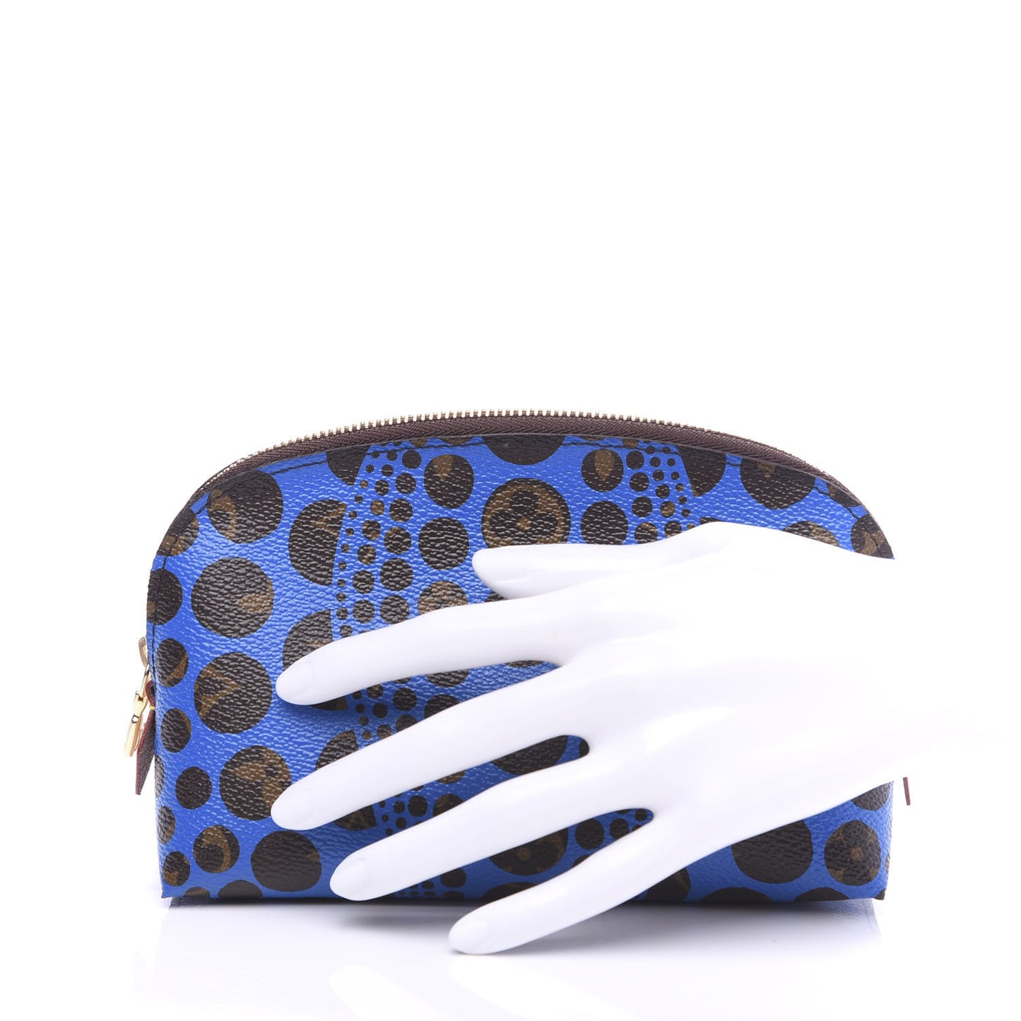 Monogram Kusama Pumpkin Dots Cosmetic Pouch Blue