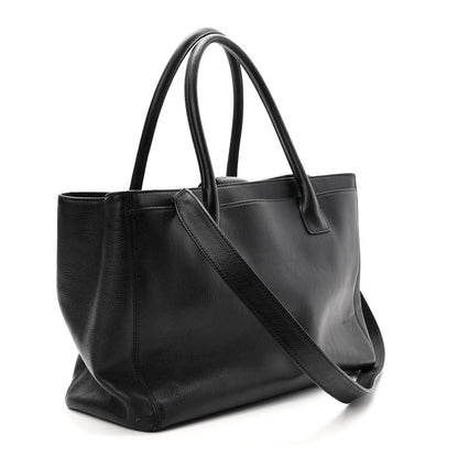 Chanel Calfskin Cerf Executive Shopper Tote Black 4 of 11
