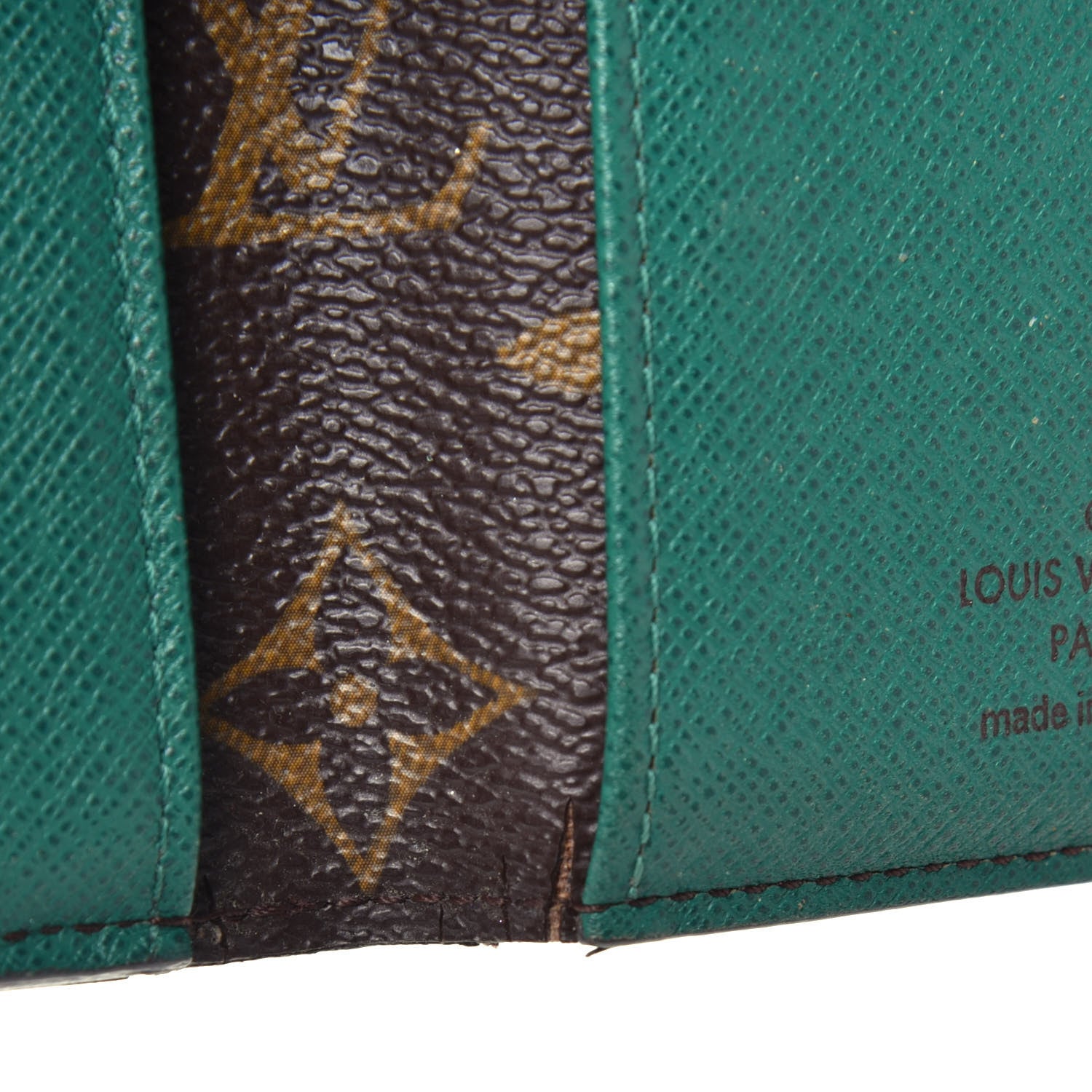 Louis Vuitton Monogram Compact Marie Wallet Vert 8 of 8