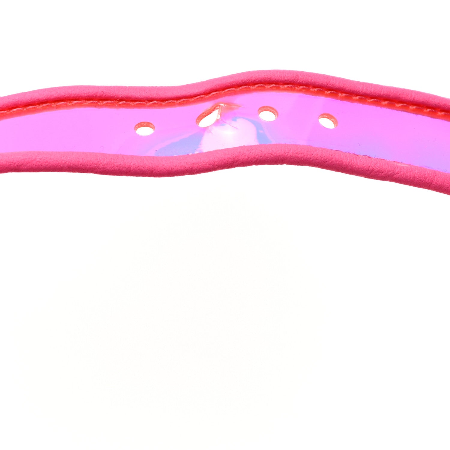 Christian Louboutin PVC Loubi Duniss 100 Lug Sole Sandals 38 Fluo Pink 8 of 9