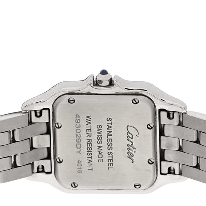 Cartier Stainless Steel Diamond 27mm Panthere Quartz Watch 4 of 5