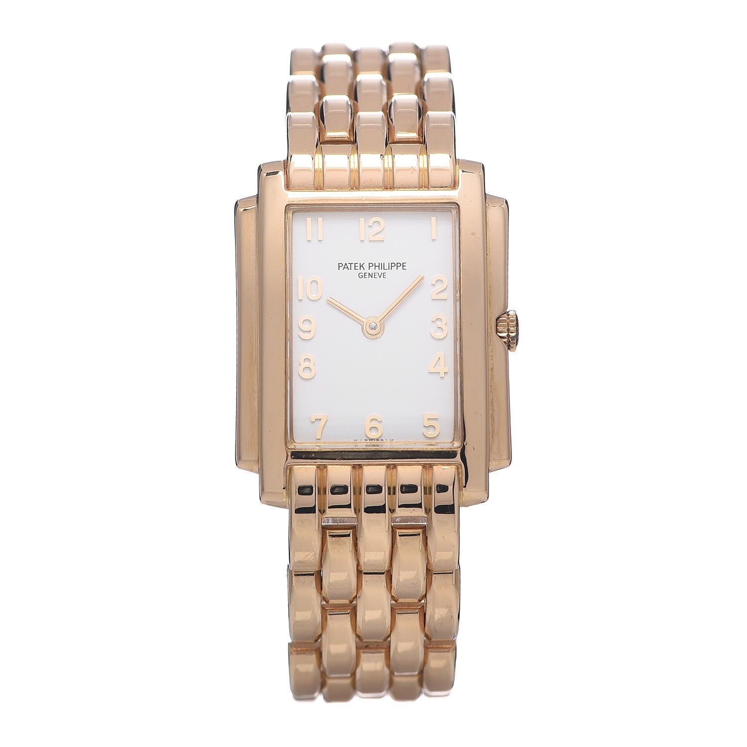 Patek Philippe 18K Yellow Gold 22mm Gondolo Quartz Watch 4824 1 of 7