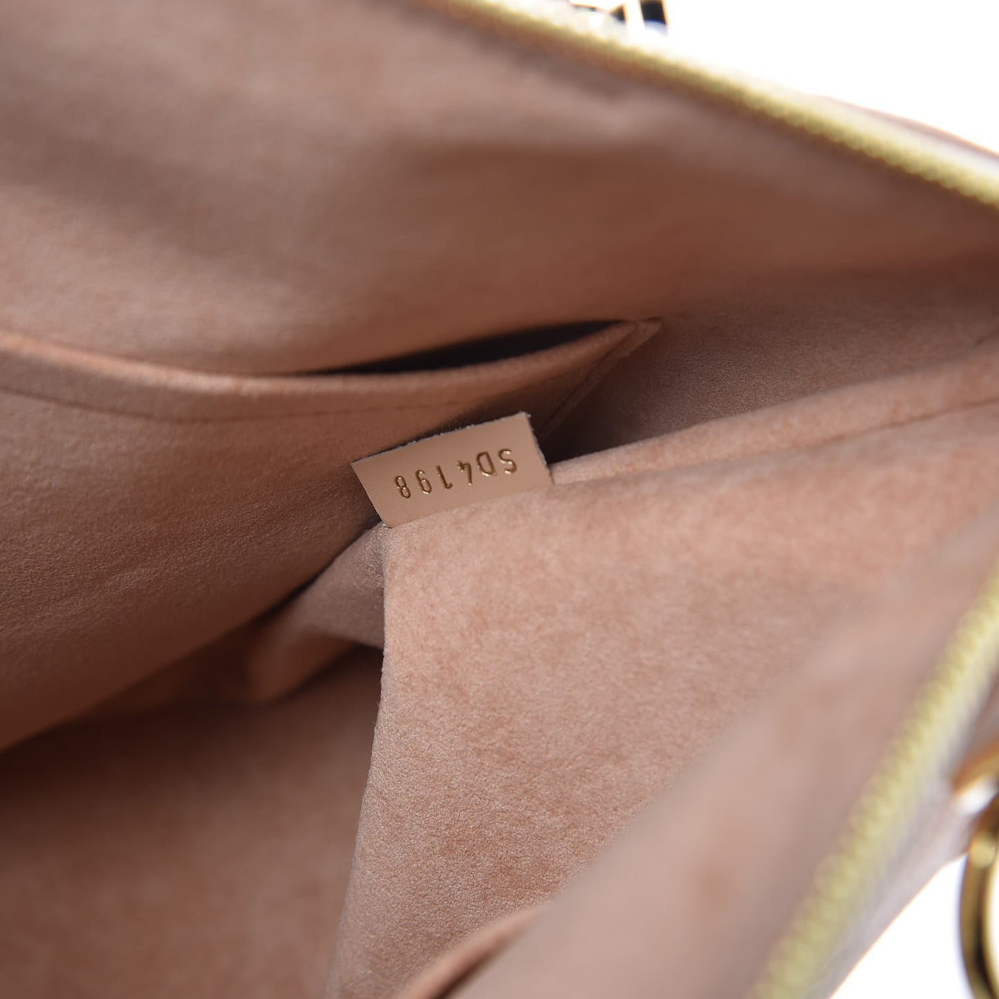 Empreinte V Tote MM Beige Rose Creme